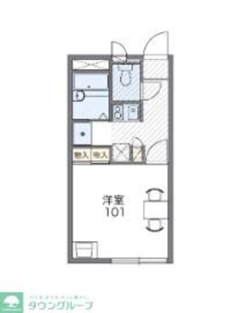 レオパレス葛城の物件間取画像